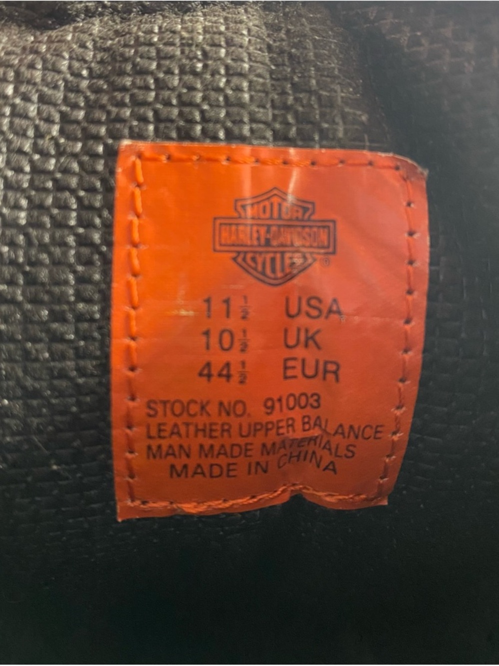 Men’s Harley-Davidson Black Leather Lace-Up Steel-toe Motorcycle Boots 11.5 - Picture 8 of 10